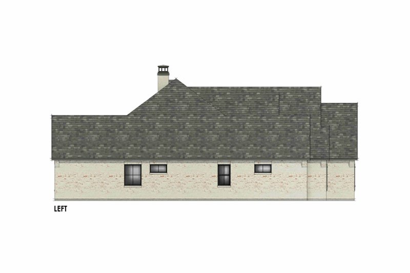 House Design - Exterior - Other Elevation for European House Plan #1096-82 - 4 bed, 2 bath