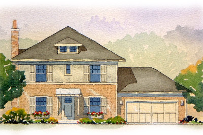 Craftsman Style House Plan - 3 Beds 2.5 Baths 1810 Sq/Ft Plan #901-77