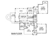 European Style House Plan - 4 Beds 5.5 Baths 6102 Sq/Ft Plan #458-8 