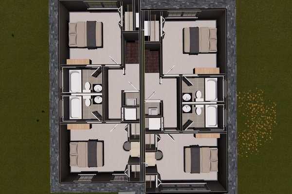 House Blueprint - Cottage Floor Plan - Upper Floor Plan #513-2251