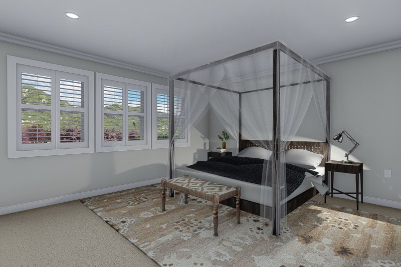 Dream House Plan - Interior - Master Bedroom for Craftsman House Plan #1060-55 - 5 bed, 3 bath