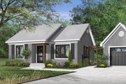 Cottage Style House Plan - 2 Beds 1 Baths 948 Sq/Ft Plan #23-116 