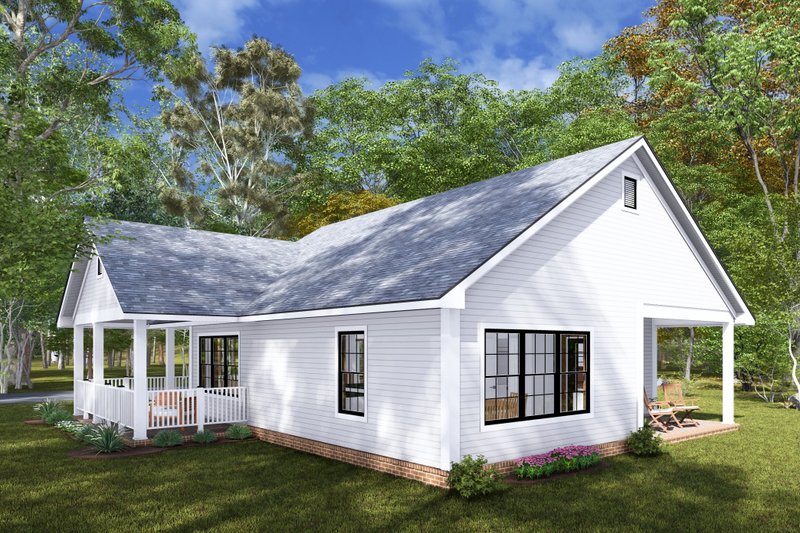 House Blueprint - Exterior - Other Elevation 1 for Cottage House Plan #513-2264 - 2 bed, 2 bath