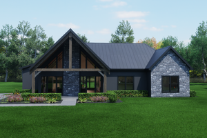 Craftsman Exterior - Front Elevation Plan #1116-28