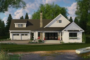 Exterior - Front Elevation 4 for Farmhouse House Plan #51-1131 - 3 bed, 2.5 bath