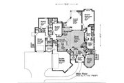 European Style House Plan - 3 Beds 3.5 Baths 3454 Sq/Ft Plan #310-1293 