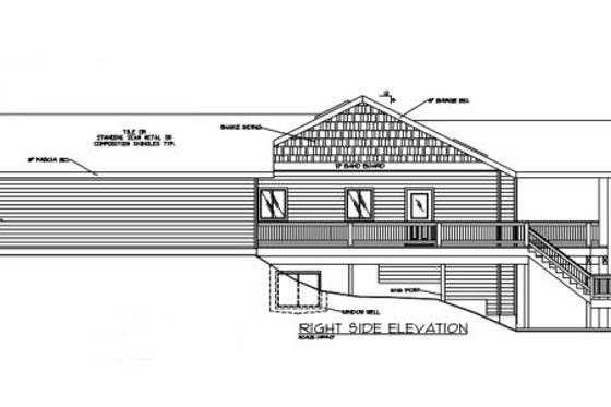 Exterior - Other Elevation 1 for Ranch House Plan #117-575 - 4 bed, 3.5 bath