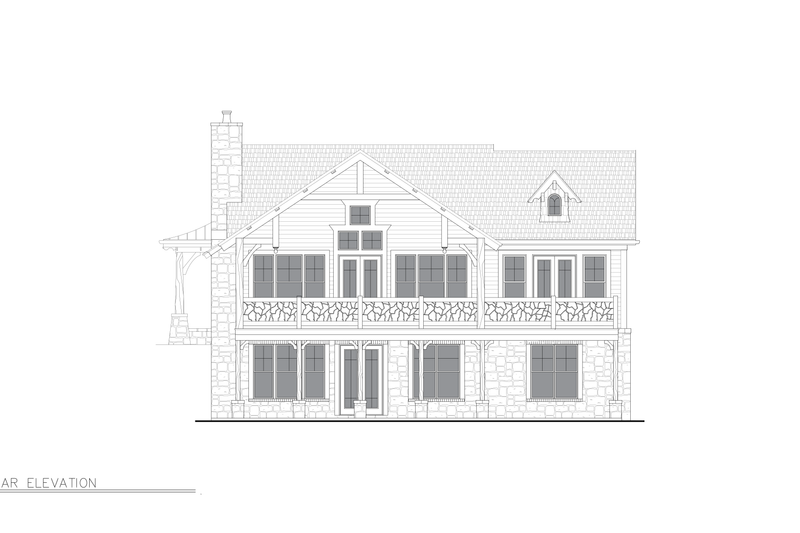 House Plan Design - Exterior - Other Elevation 1 for Traditional House Plan #54-705 - 3 bed, 2 bath
