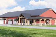 Barndominium Style House Plan - 2 Beds 2.5 Baths 1588 Sq/Ft Plan #1064-408 