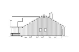 Exterior - Other Elevation for Ranch House Plan #22-635 - 3 bed, 2.5 bath