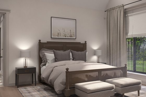 Interior - Master Bedroom for Cottage House Plan #455-784 - 3 bed, 2.5 bath