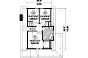 Country Style House Plan - 3 Beds 1 Baths 1403 Sq/Ft Plan #25-4316 