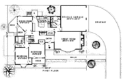 Traditional Style House Plan - 4 Beds 3.5 Baths 2994 Sq/Ft Plan #312-568 