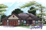 Ranch Style House Plan - 3 Beds 2 Baths 2171 Sq/Ft Plan #70-1032 