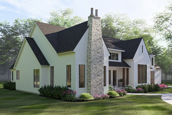Exterior - Other Elevation 4 for Cottage House Plan #455-678 - 3 bed, 2.5 bath