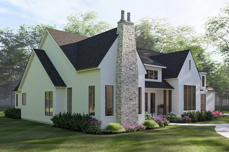 Home Plan - Exterior - Other Elevation 4 for Cottage House Plan #455-678 - 3 bed, 2.5 bath