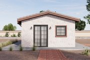 Adobe / Southwestern Style House Plan - 0 Beds 1 Baths 399 Sq/Ft Plan #1106-141 Exterior 