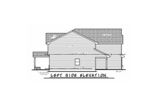 Exterior - Other Elevation for Traditional House Plan #20-2356 - 3 bed, 3 bath