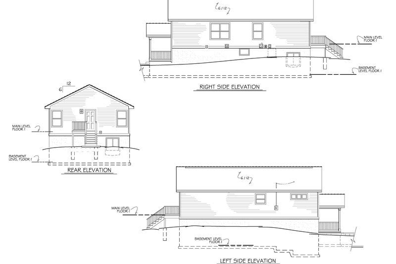 House Plan Design - Exterior - Other Elevation for Traditional House Plan #1122-6 - 3 bed, 1 bath