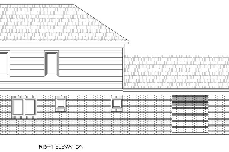 Architectural House Design - Exterior - Other Elevation 1 for Traditional House Plan #932-532 - 3 bed, 2.5 bath