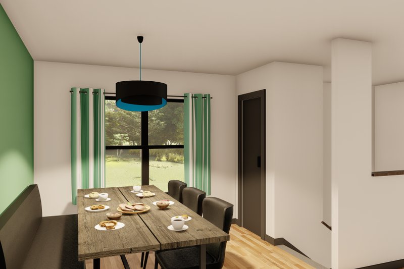 House Plan Design - Interior - Dining Room for Traditional House Plan #1122-6 - 3 bed, 1 bath