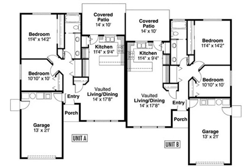 Home Plan - Floor Plan - Main Floor House Plan #124-806 - 4 bed, 2 bath