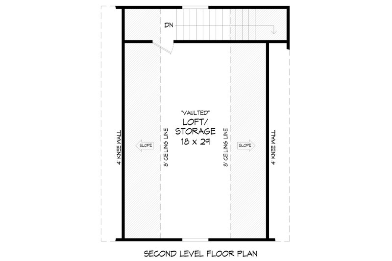 Home Plan - Floor Plan - Upper Floor for Country House Plan #932-601, 0 bath
