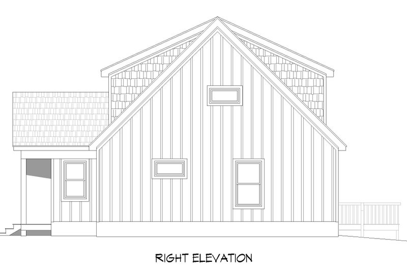 Home Plan - Exterior - Other Elevation 1 for Southern House Plan #932-902 - 3 bed, 3 bath
