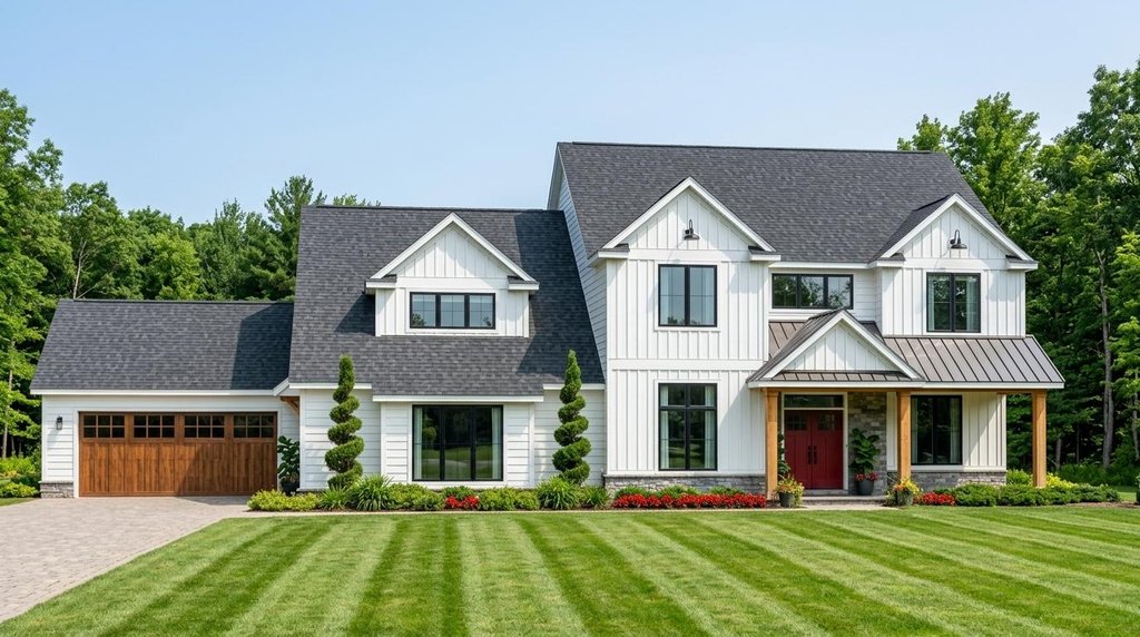 Exterior - Front Elevation 2 for Farmhouse House Plan #1064-113 - 5 bed, 4.5 bath