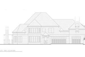 Exterior - Other Elevation for European House Plan #119-359 - 4 bed, 4.5 bath