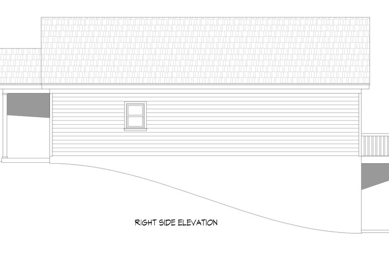 Home Plan - Exterior - Other Elevation 2 for Traditional House Plan #932-622 - 2 bed, 2 bath