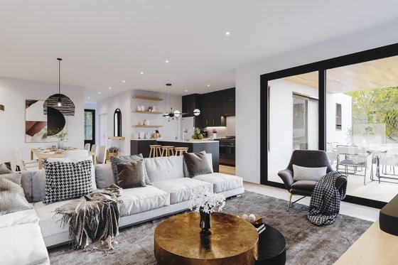 Interior - Family Room 3 for Farmhouse House Plan #23-2770 - 4 bed, 3 bath