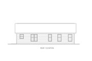 Ranch Style House Plan - 3 Beds 2 Baths 1140 Sq/Ft Plan #54-663 
