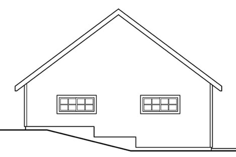 House Design - Exterior - Rear Elevation for Traditional House Plan #124-794, 0 bath