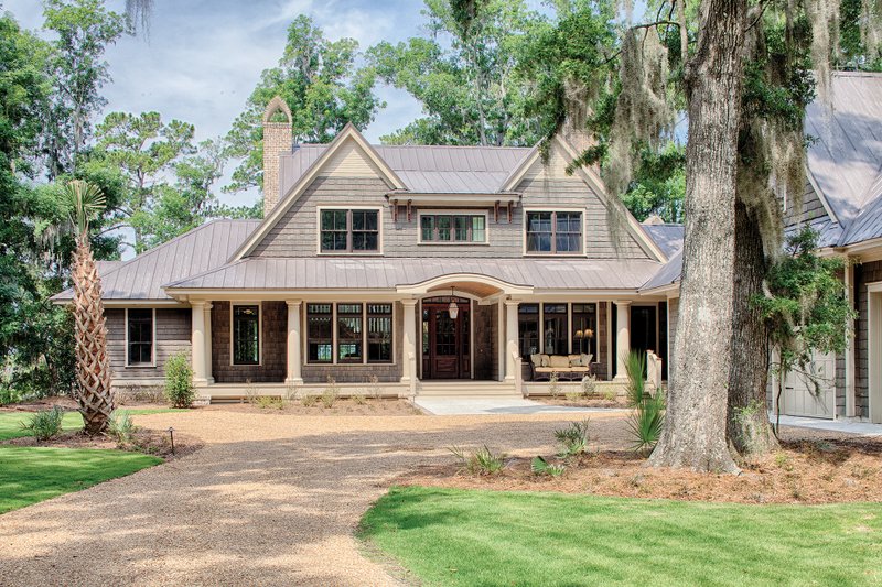 Dream House Plan - Exterior - Front Elevation 3 for Farmhouse House Plan #928-409 - 4 bed, 4.5 bath