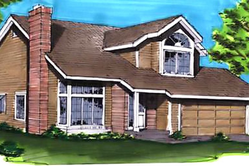 Home Plan - Traditional Exterior - Front Elevation Plan #320-332