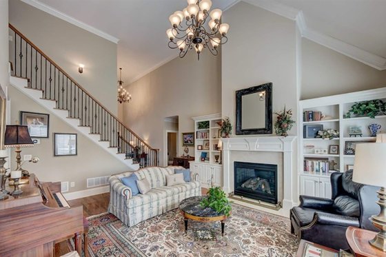 Interior - Family Room 2 for Traditional House Plan #437-118 - 4 bed, 3.5 bath