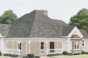 Victorian Style House Plan - 3 Beds 2 Baths 1753 Sq/Ft Plan #410-244 