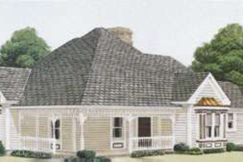 Dream House Plan - Victorian Exterior - Front Elevation Plan #410-244
