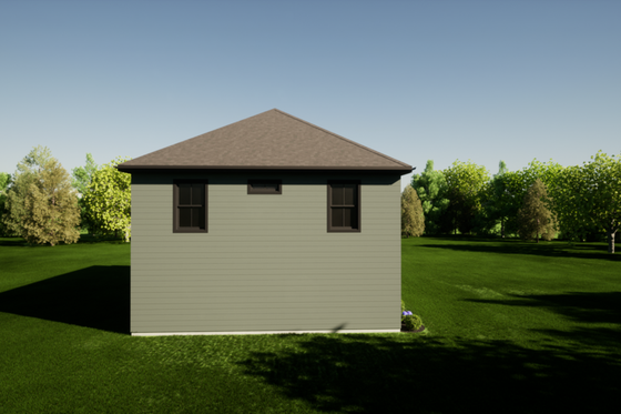 Exterior - Other Elevation 3 for Contemporary House Plan #1116-12 - 2 bed, 1.5 bath