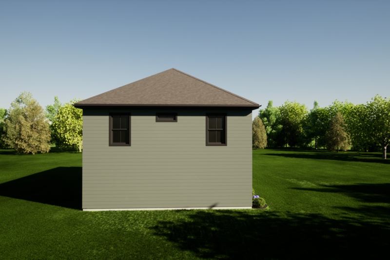 Architectural House Design - Exterior - Other Elevation 3 for Contemporary House Plan #1116-12 - 2 bed, 1.5 bath