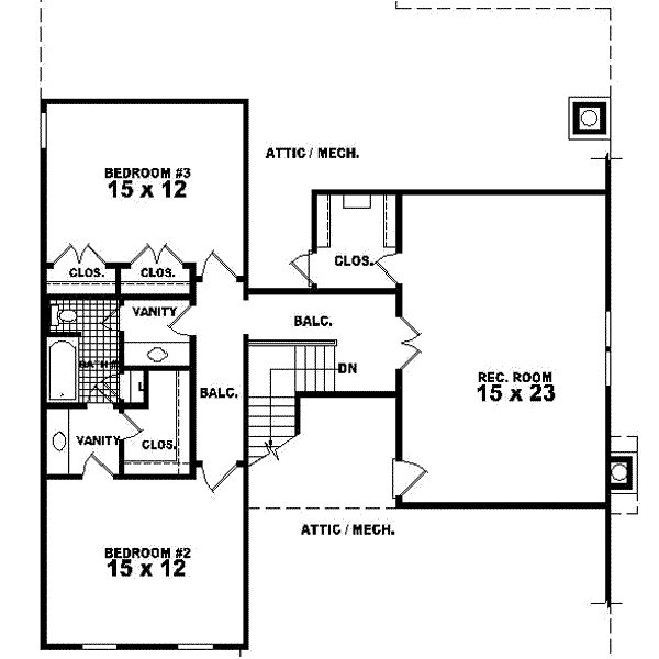 Tudor Style House Plan - 3 Beds 2.5 Baths 3212 Sq/Ft Plan #81-429 ...