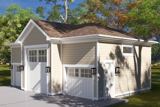 Exterior - Front Elevation 4 for Farmhouse House Plan #1060-249, 0 bath