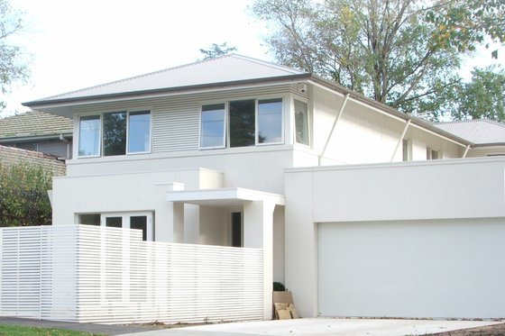 Modern style Home, front elevation photo