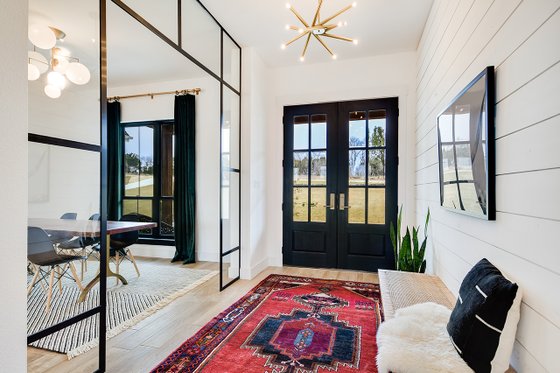 Interior - Entry for Farmhouse House Plan #430-156 - 4 bed, 2.5 bath