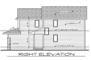 Exterior - Other Elevation 1 for Traditional House Plan #20-2102 - 3 bed, 2.5 bath