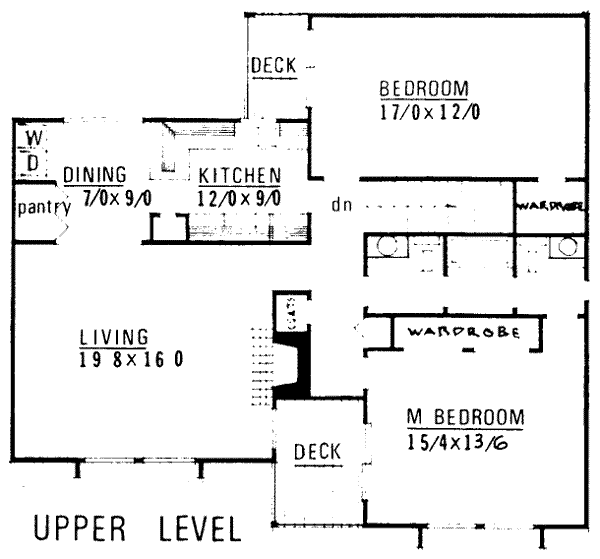 Floor Plan - Upper Floor Plan #303-208