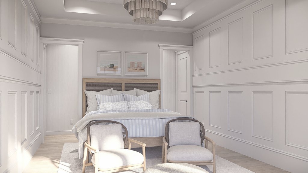 Interior - Master Bedroom for Traditional House Plan #455-787 - 4 bed, 4 bath