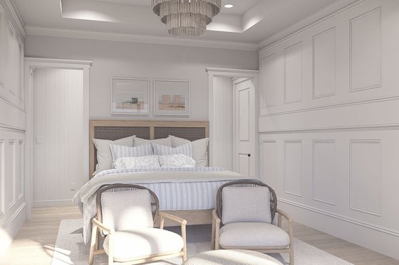 Interior - Master Bedroom for Traditional House Plan #455-787 - 4 bed, 4 bath