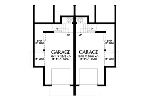 Floor Plan - Lower Floor for Contemporary House Plan #48-1021 - 3 bed, 3 bath